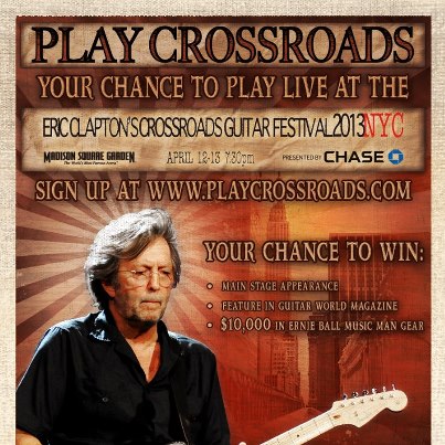 Ernie Ball Announces 2013 Play Crossroads Contest