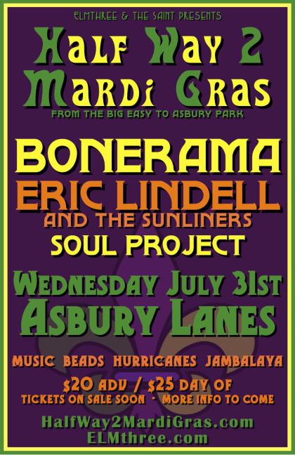 Halfway 2 Mardi Gras: Bonerama @ Asbury Lanes