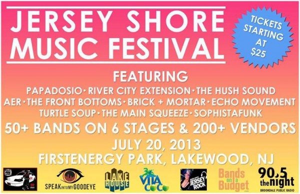 Jersey Shore Music Festival This 7.20.13