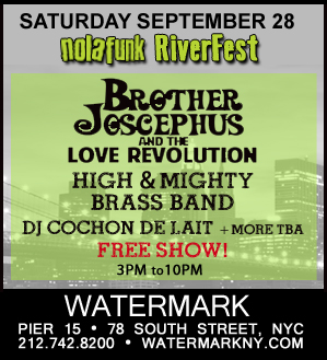 Nolafunk Riverfest NYC: 9/28/13 FREE SHOW!