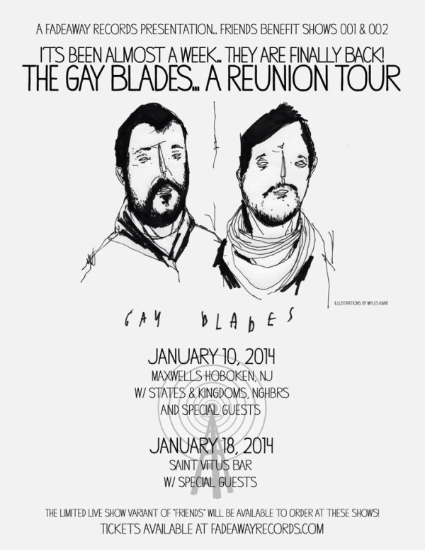 The Gay Blades @ Maxwell’s 1/10/14