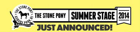 2014 Stone Pony Summerstage Line-up