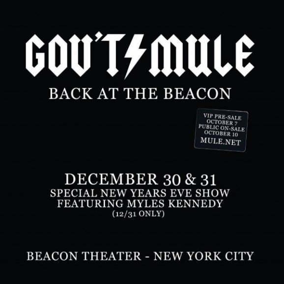 Gov’t Mule @ The Beacon w/ Myles Kennedy