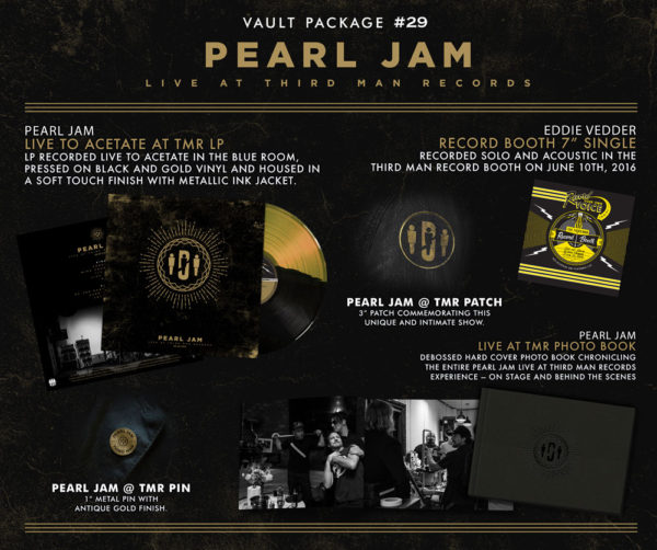 Vault Package #29: Pearl Jam Live @ Third Man Records