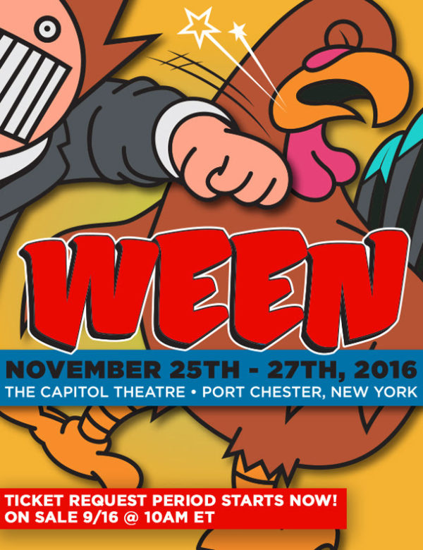 Ween Announce 3 Night Run @ The Cap