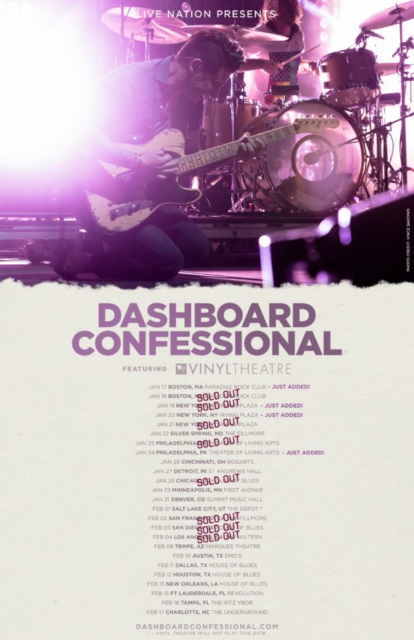 Dashboard Confessional Share Un-Released Song