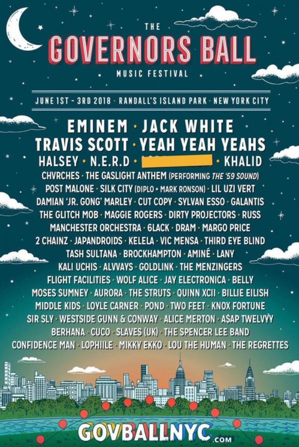 Governors Ball Announce 2018 Line-up