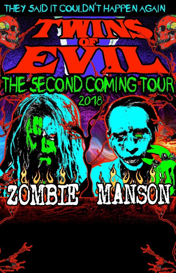 Rob Zombie + Marilyn Manson = Twins of Evil Tour