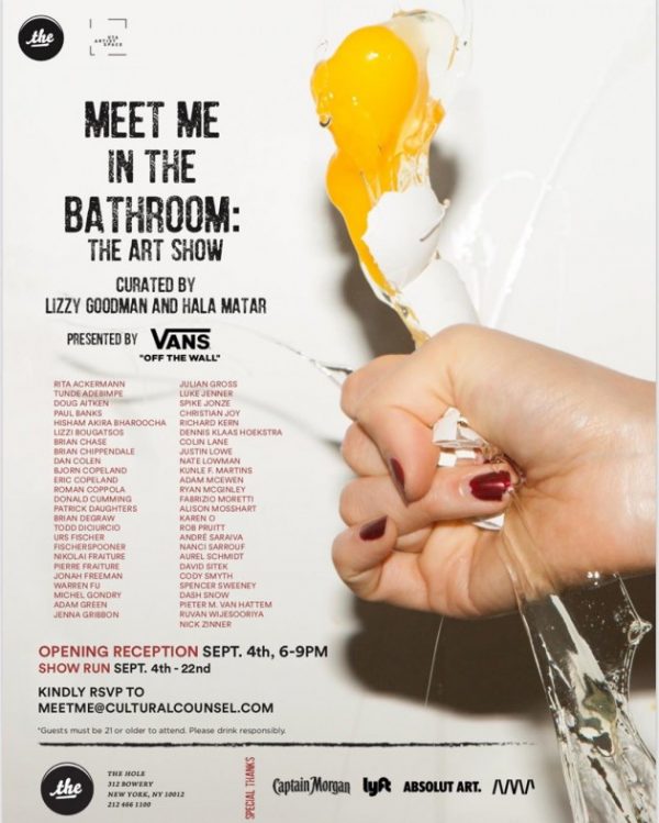 Meet Me In The Bathroom: The Art Show
