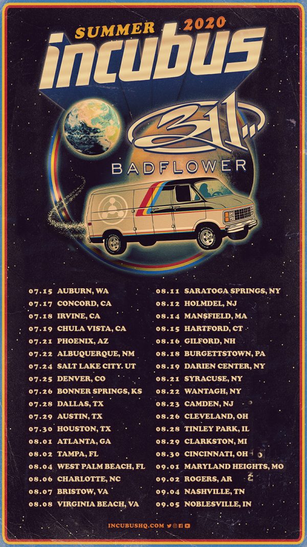 Incubus + 311 Announce Summer Tour
