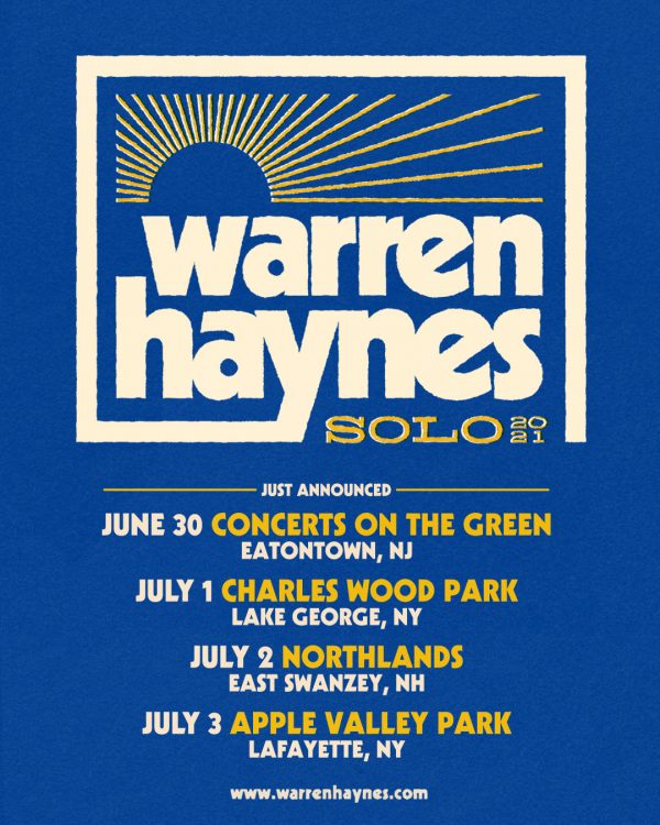 Warren Haynes Announces Northeast Solo Tour