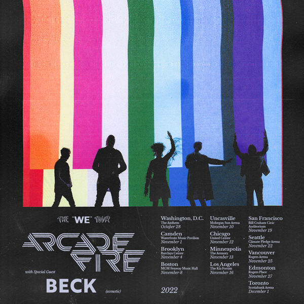 arcade fire tour with beck