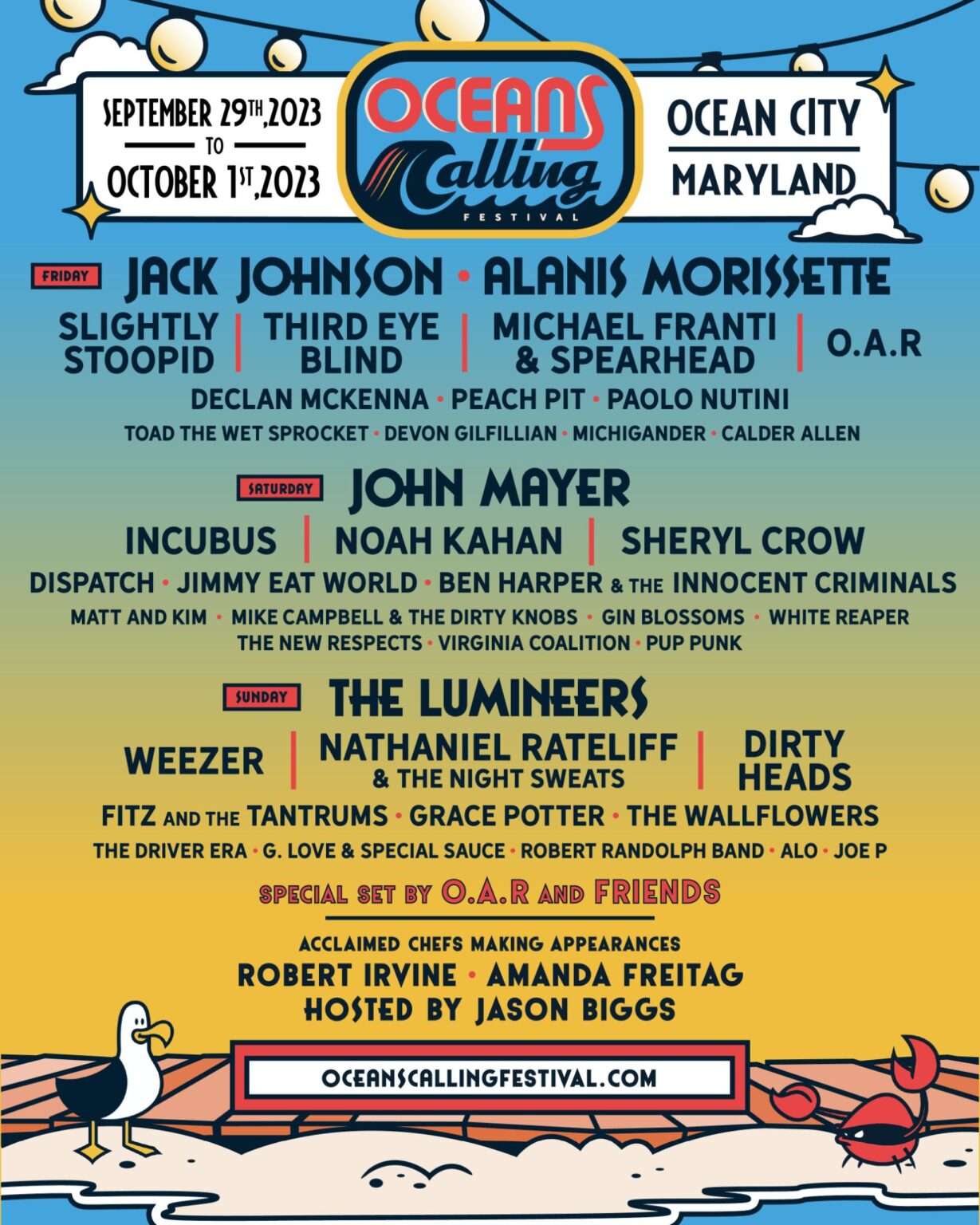 Oceans Calling Festival 2023 LineUp