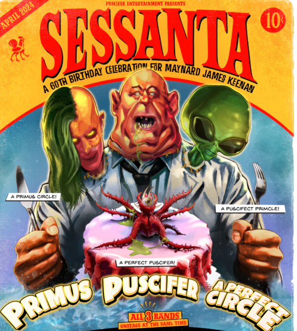 Puscifer + A Perfect Circle + Primus = Sessanta