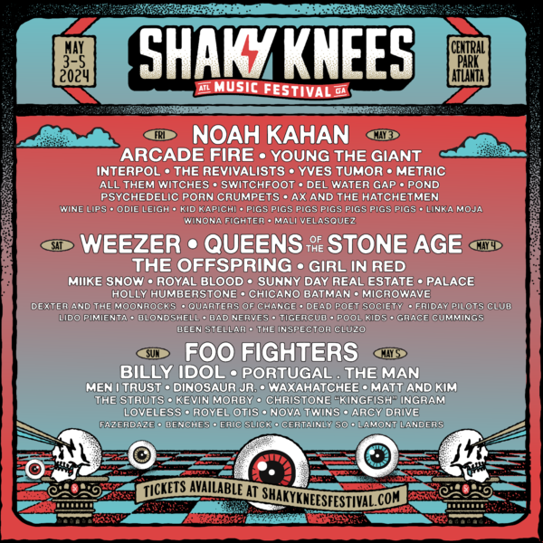 Shaky Knees 2024 Lineup Revealed